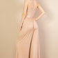 Button Front Wide Leg Jumpsuit