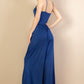 Button Front Wide Leg Jumpsuit