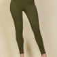 Solid High Waist Legging