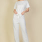 Tie Waist Relaxed Jumpsuit
