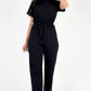 Tie Waist Relaxed Jumpsuit