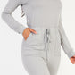 Tie Waist Long Sleeve Jumpsuit