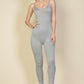 Solid Bodycon Cami Jumpsuit