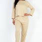 Solid Sweatshirt And Joggers Set