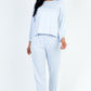 Solid Sweatshirt And Joggers Set