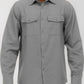 Mens Solid Flannel Shirt