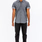Men's Casual Short Sleeve Two Tone Shirts