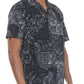 Mens Collared Print Button Down