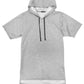 Mens Short Sleeve Hooded Shirt