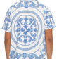 Mens Collared Print Button Down
