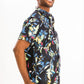 Hawaiian Print Button Down Shirt