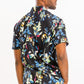 Hawaiian Print Button Down Shirt