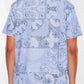 Mens Collared Print Button Down