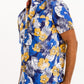 Hawaiian Print Button Down Shirt