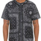 Bandana Print Baseball Jersey