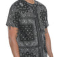 Bandana Print Baseball Jersey