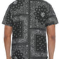 Bandana Print Baseball Jersey