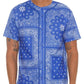 Bandana Print Baseball Jersey