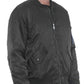 Mens Solid Padded Bomber Jacket