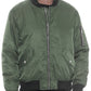 Mens Solid Padded Bomber Jacket