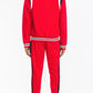 Mens Two Stripe Track Pants Track Jacket Set