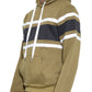 Solid With Three Stripe Pullover Hoodie