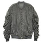 Mirosuede Scrunched Bomber Jacket