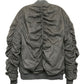 Mirosuede Scrunched Bomber Jacket