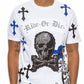 Cotton Print Chome Cross Thirt