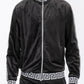 Velour Track Jacket