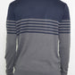 Mens Knit Vneck Pullover Sweater