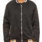 Checkered Plaid Zip Light Track Jacket