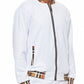 Checkered Plaid Zip Light Track Jacket