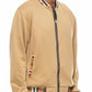 Checkered Plaid Zip Light Track Jacket