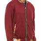 Checkered Plaid Zip Light Track Jacket