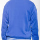 Mens Fleece Snap Button Varsity Jacket