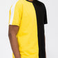 Two Tone Color Block Short Sleeve Tshirt