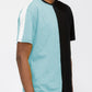 Two Tone Color Block Short Sleeve Tshirt