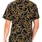 Mens String Bead Status Button Down