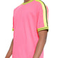 Striped Tape Short Sleeve Tshirt