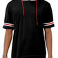 Mens Short Sleeve Hooded Tshirt