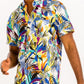 Hawaiian Print Button Down Shirt