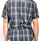 Men's Casual Short Sleeve Plaid Shirts