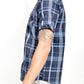 Men's Casual Short Sleeve Plaid Shirts