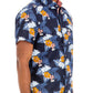 Hawaiian Print Button Down Shirt