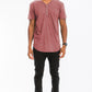 Short Sleeve 4 Button Henley Shirt
