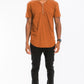 Short Sleeve 4 Button Henley Shirt