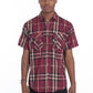 Men's Casual Short Sleeve Checker Shirts