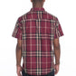 Men's Casual Short Sleeve Checker Shirts