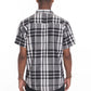 Men's Casual Short Sleeve Checker Shirts